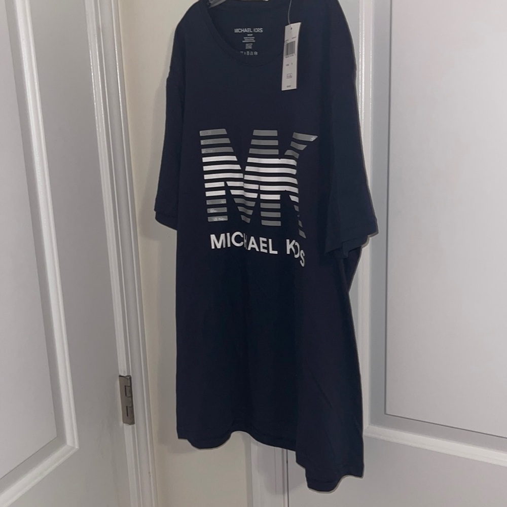 Small  Michael Kors Tee Shirt Navy Blue